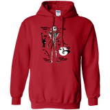 Sweatshirts Red / Small Skeleton Concept Pullover Hoodie