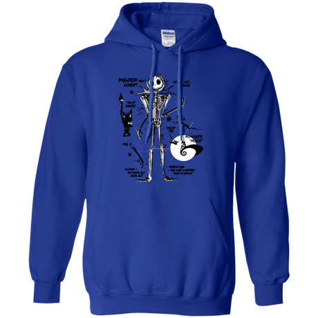 Sweatshirts Royal / Small Skeleton Concept Pullover Hoodie