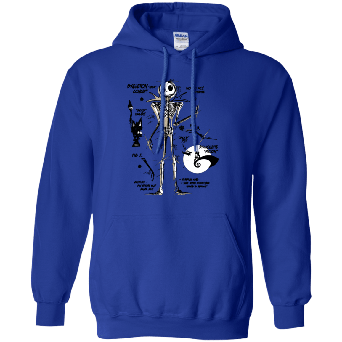 Skeleton Concept Pullover Hoodie