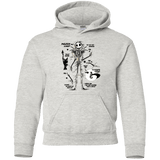 Sweatshirts Ash / YS Skeleton Concept Youth Hoodie