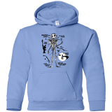 Sweatshirts Carolina Blue / YS Skeleton Concept Youth Hoodie