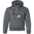 Sweatshirts Dark Heather / YS Skeleton Concept Youth Hoodie
