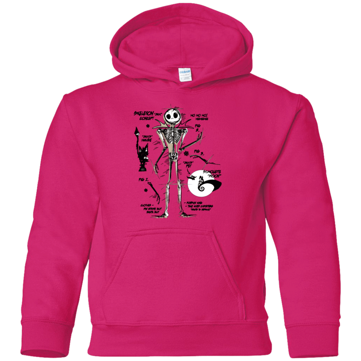 Sweatshirts Heliconia / YS Skeleton Concept Youth Hoodie