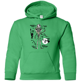 Sweatshirts Irish Green / YS Skeleton Concept Youth Hoodie