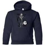 Sweatshirts Navy / YS Skeleton Concept Youth Hoodie