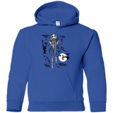 Sweatshirts Royal / YS Skeleton Concept Youth Hoodie