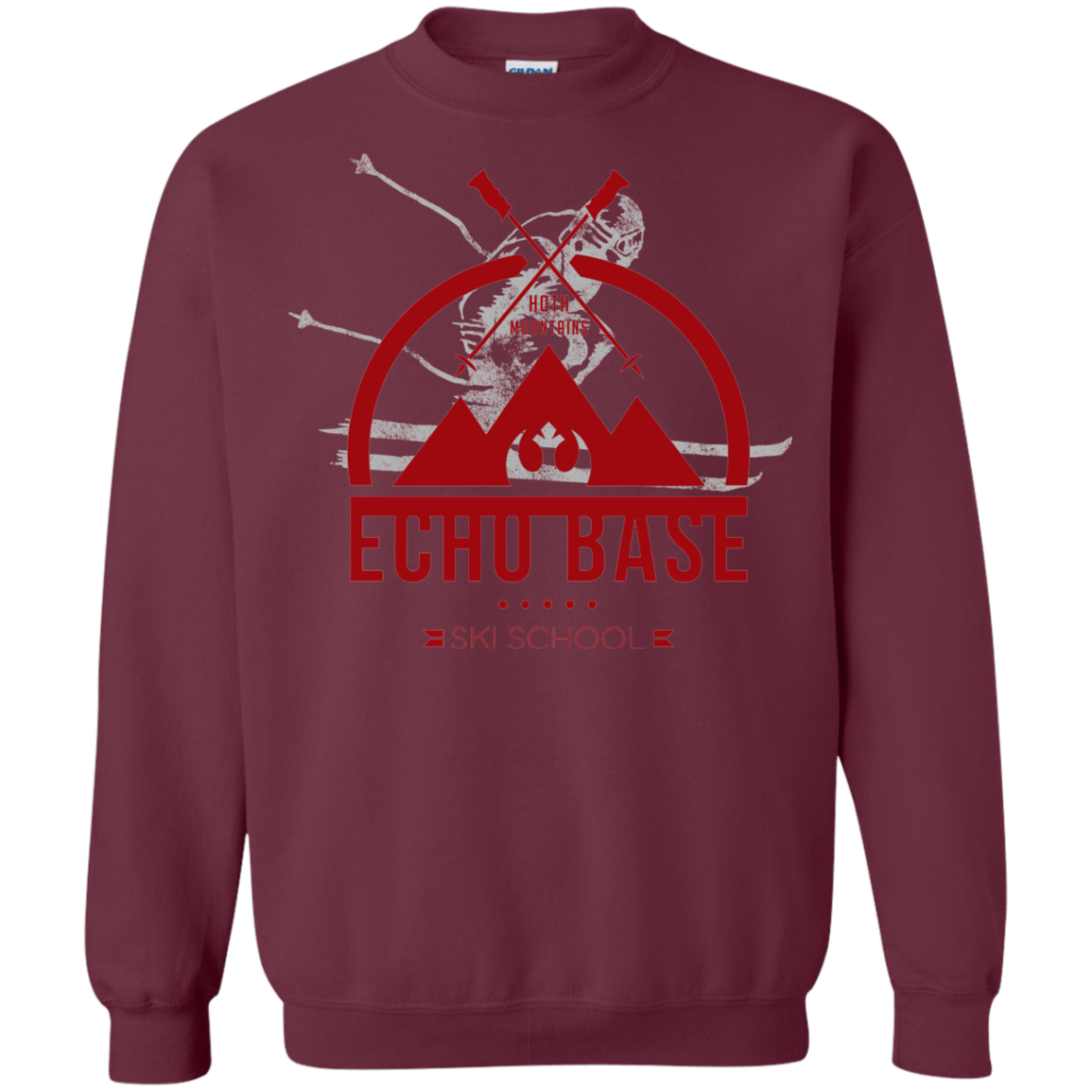 Sweatshirts Maroon / Small Ski School Crewneck Sweatshirt