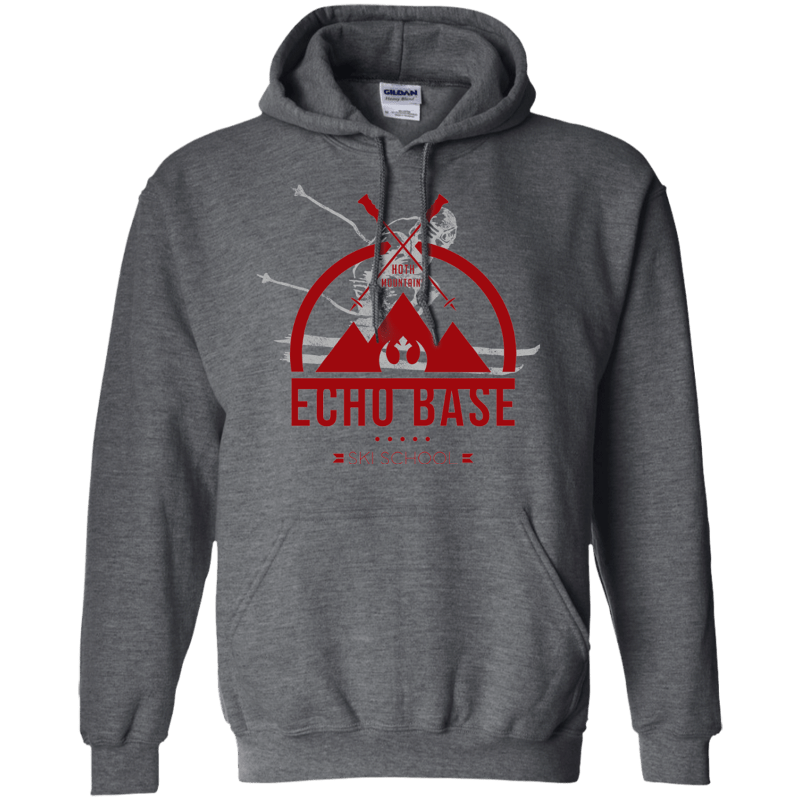 Sweatshirts Dark Heather / Small Ski School Pullover Hoodie