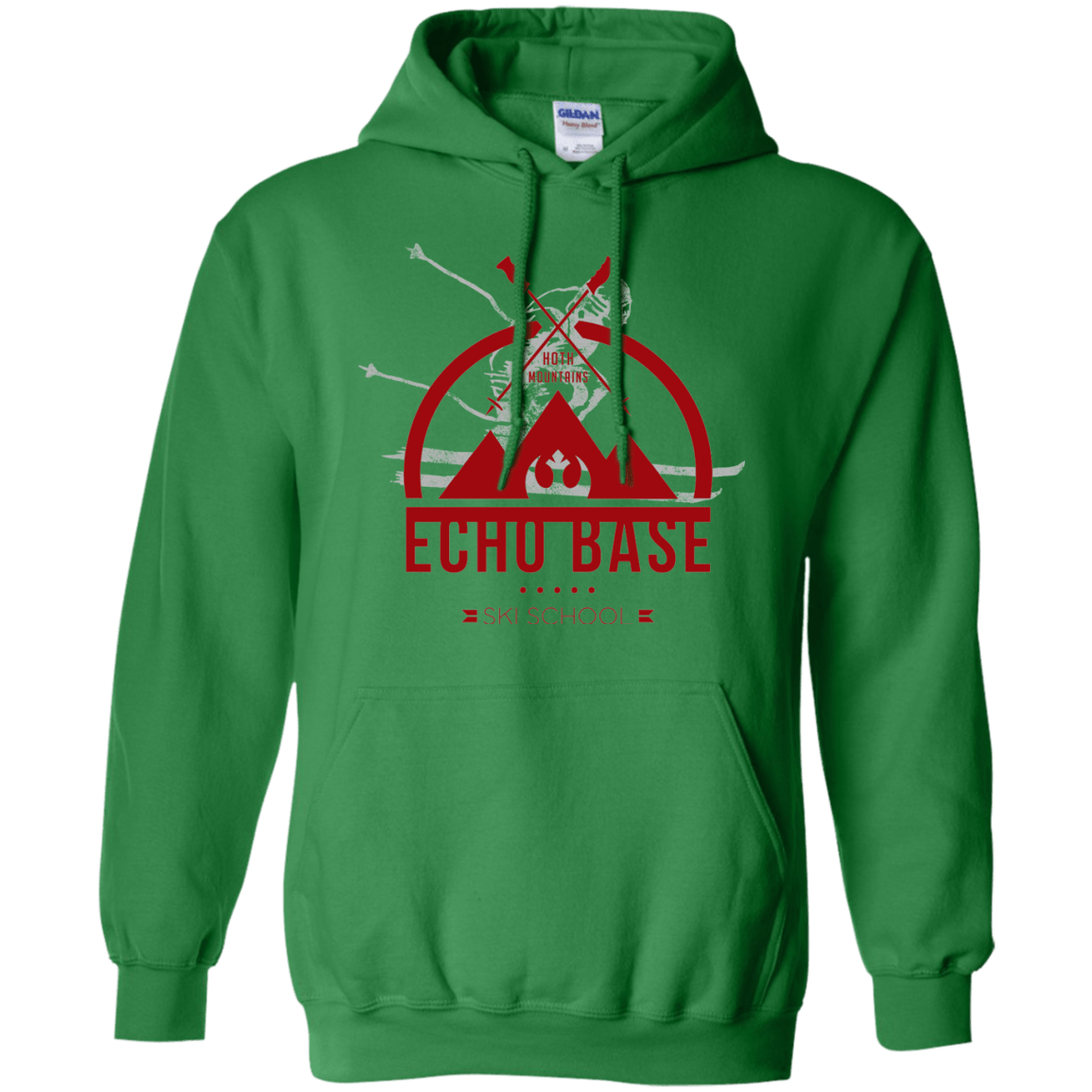 Sweatshirts Irish Green / Small Ski School Pullover Hoodie