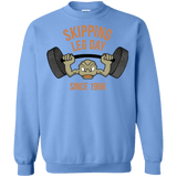 Sweatshirts Carolina Blue / Small Skipping Leg Day Crewneck Sweatshirt