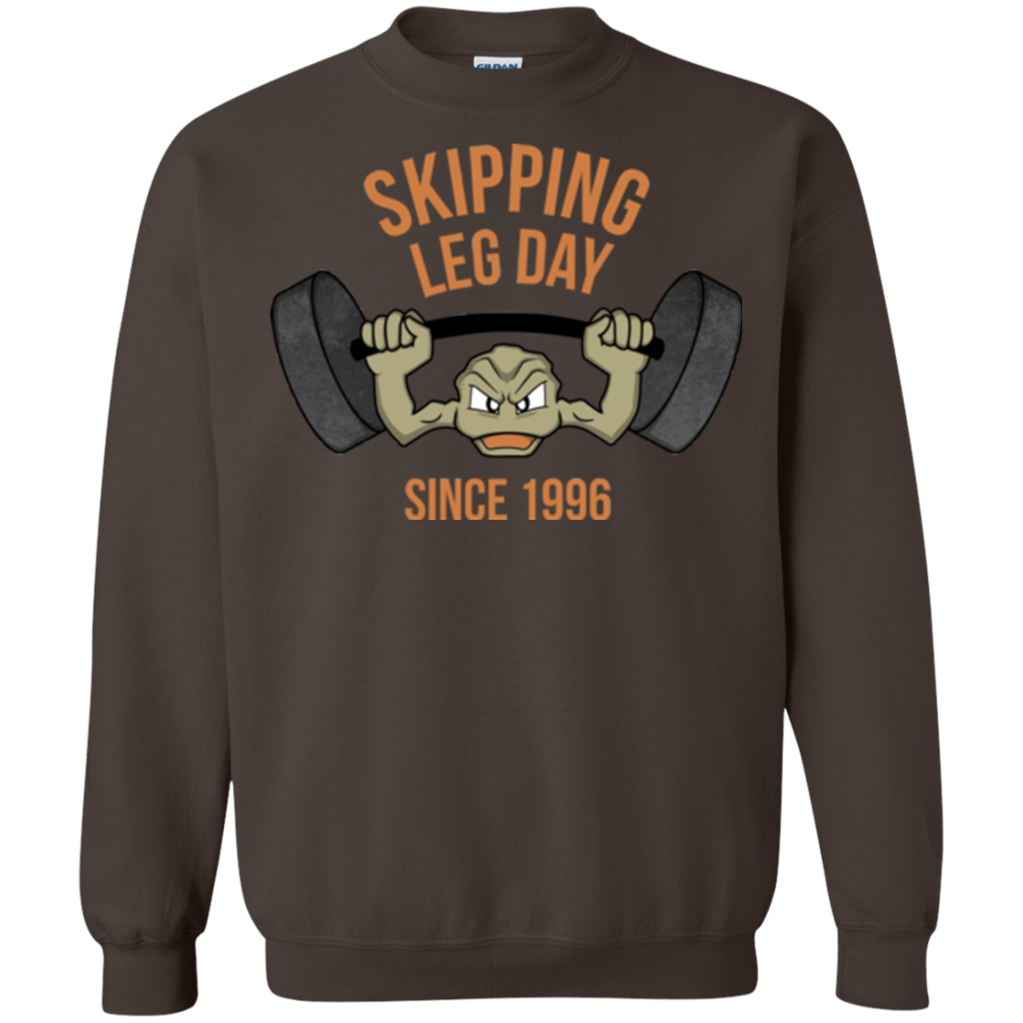 Sweatshirts Dark Chocolate / Small Skipping Leg Day Crewneck Sweatshirt