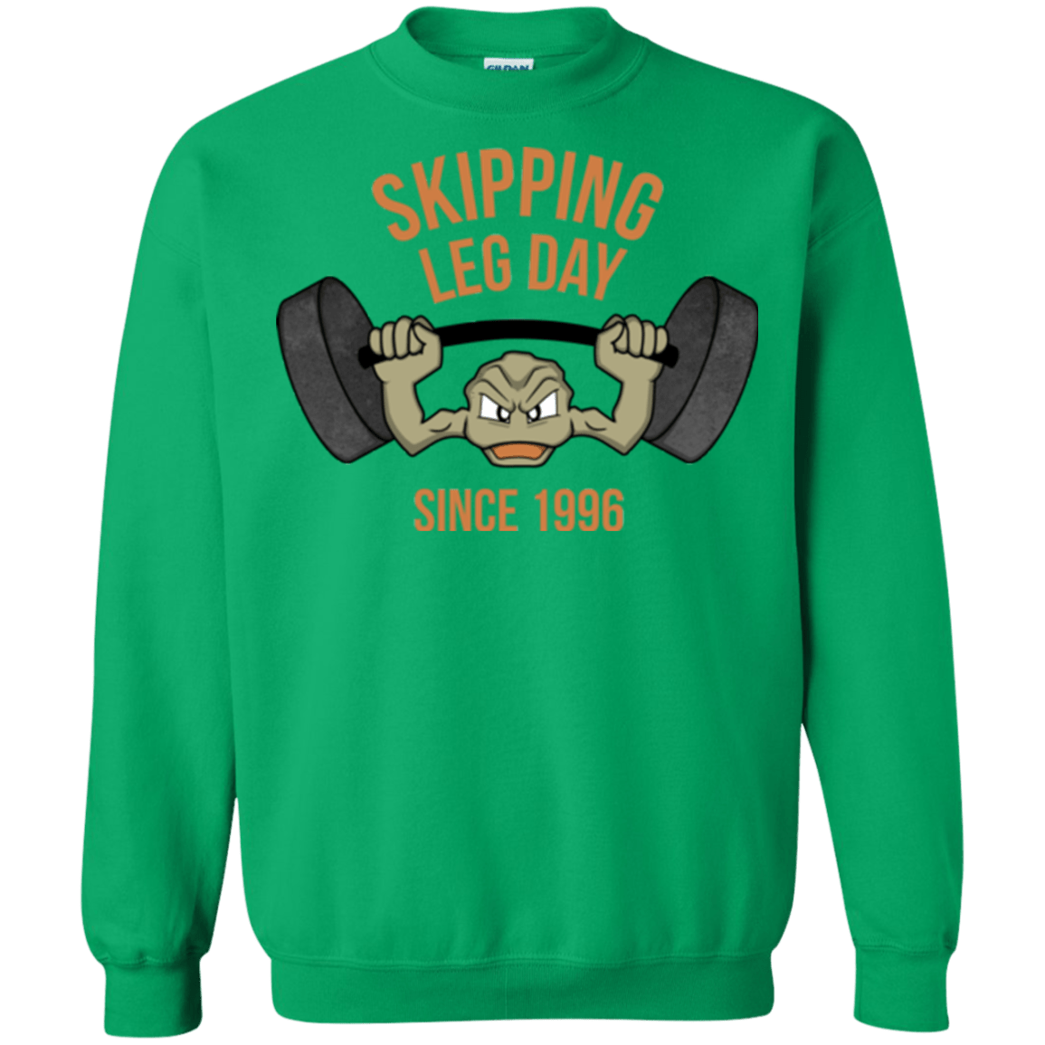 Sweatshirts Irish Green / Small Skipping Leg Day Crewneck Sweatshirt