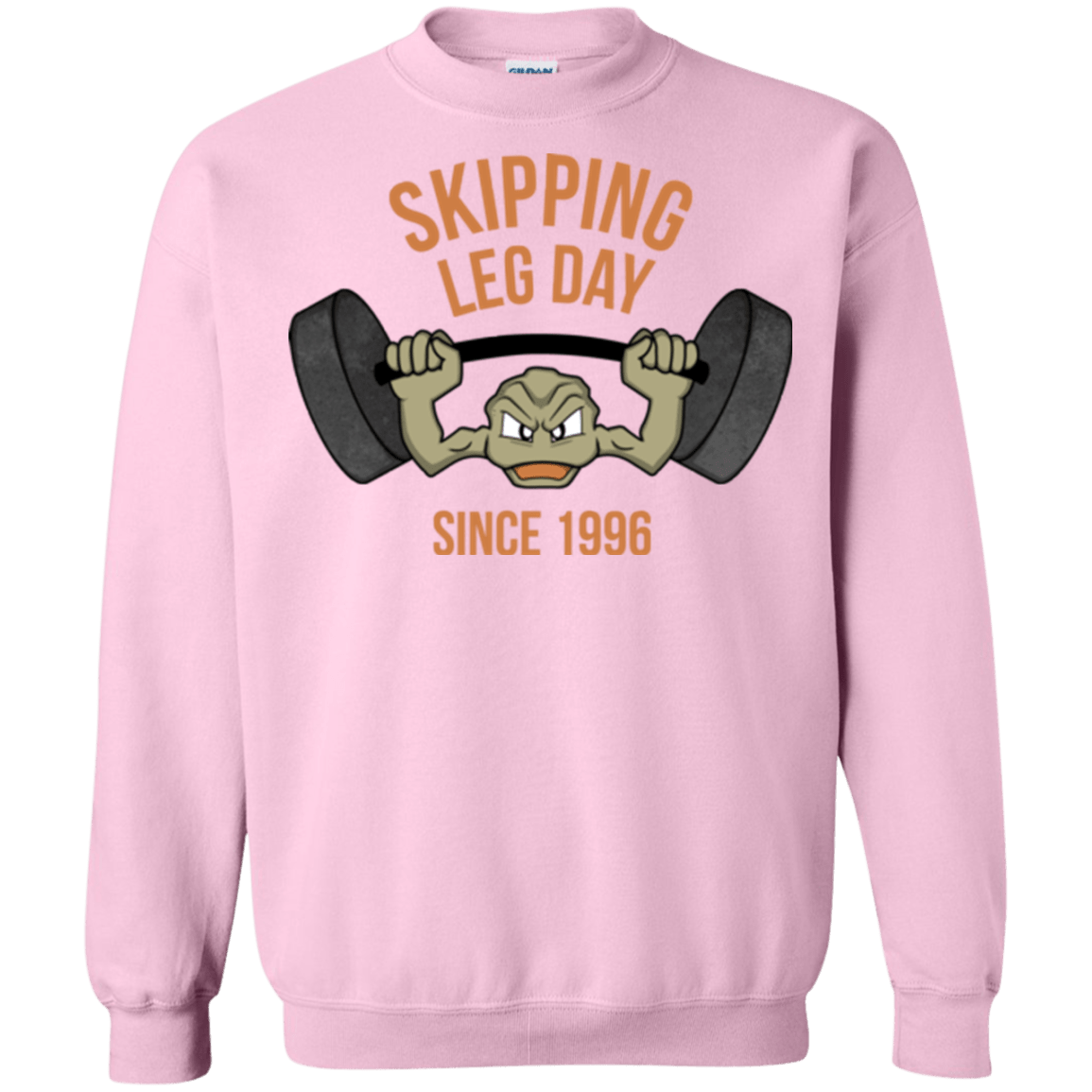 Sweatshirts Light Pink / Small Skipping Leg Day Crewneck Sweatshirt