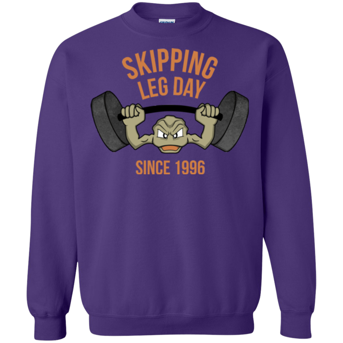 Sweatshirts Purple / Small Skipping Leg Day Crewneck Sweatshirt