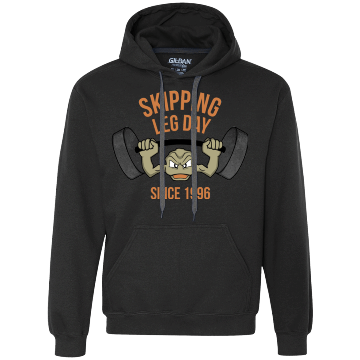 Sweatshirts Black / Small Skipping Leg Day Premium Fleece Hoodie