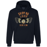 Sweatshirts Navy / Small Skipping Leg Day Premium Fleece Hoodie