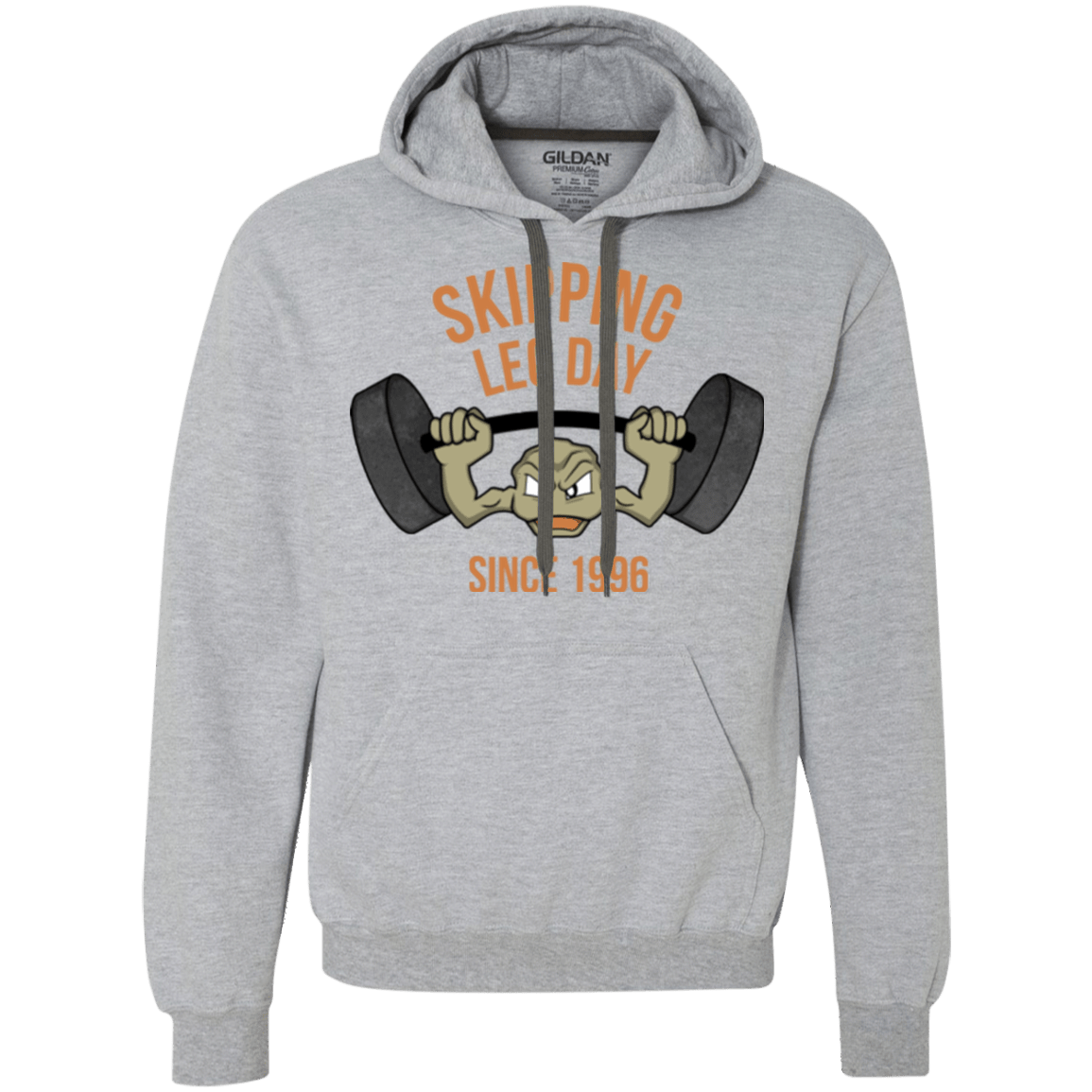 Sweatshirts Sport Grey / Small Skipping Leg Day Premium Fleece Hoodie