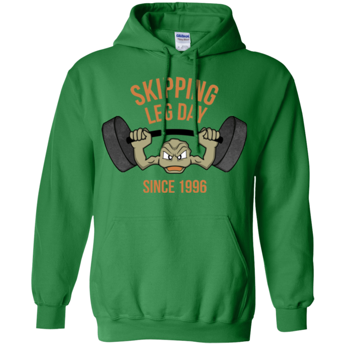 Sweatshirts Irish Green / Small Skipping Leg Day Pullover Hoodie