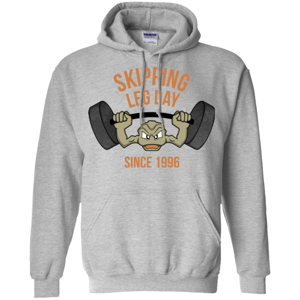 Sweatshirts Sport Grey / Small Skipping Leg Day Pullover Hoodie