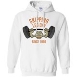 Sweatshirts White / Small Skipping Leg Day Pullover Hoodie