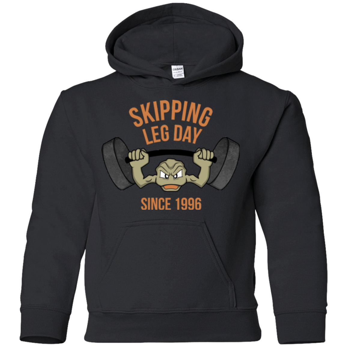 Sweatshirts Black / YS Skipping Leg Day Youth Hoodie