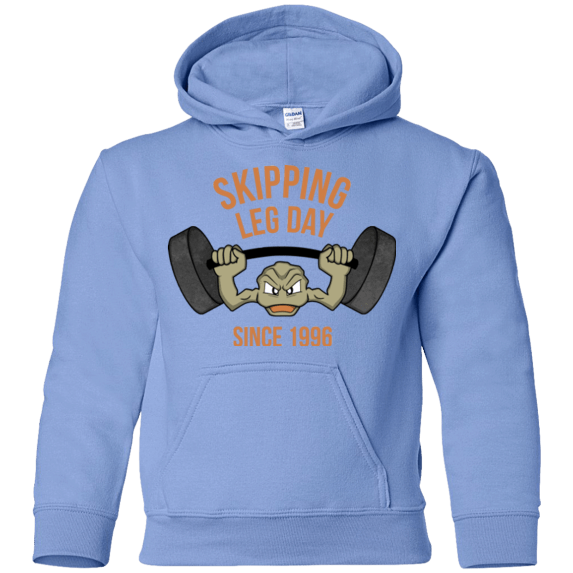 Sweatshirts Carolina Blue / YS Skipping Leg Day Youth Hoodie