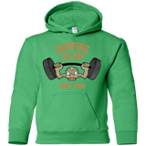 Sweatshirts Irish Green / YS Skipping Leg Day Youth Hoodie