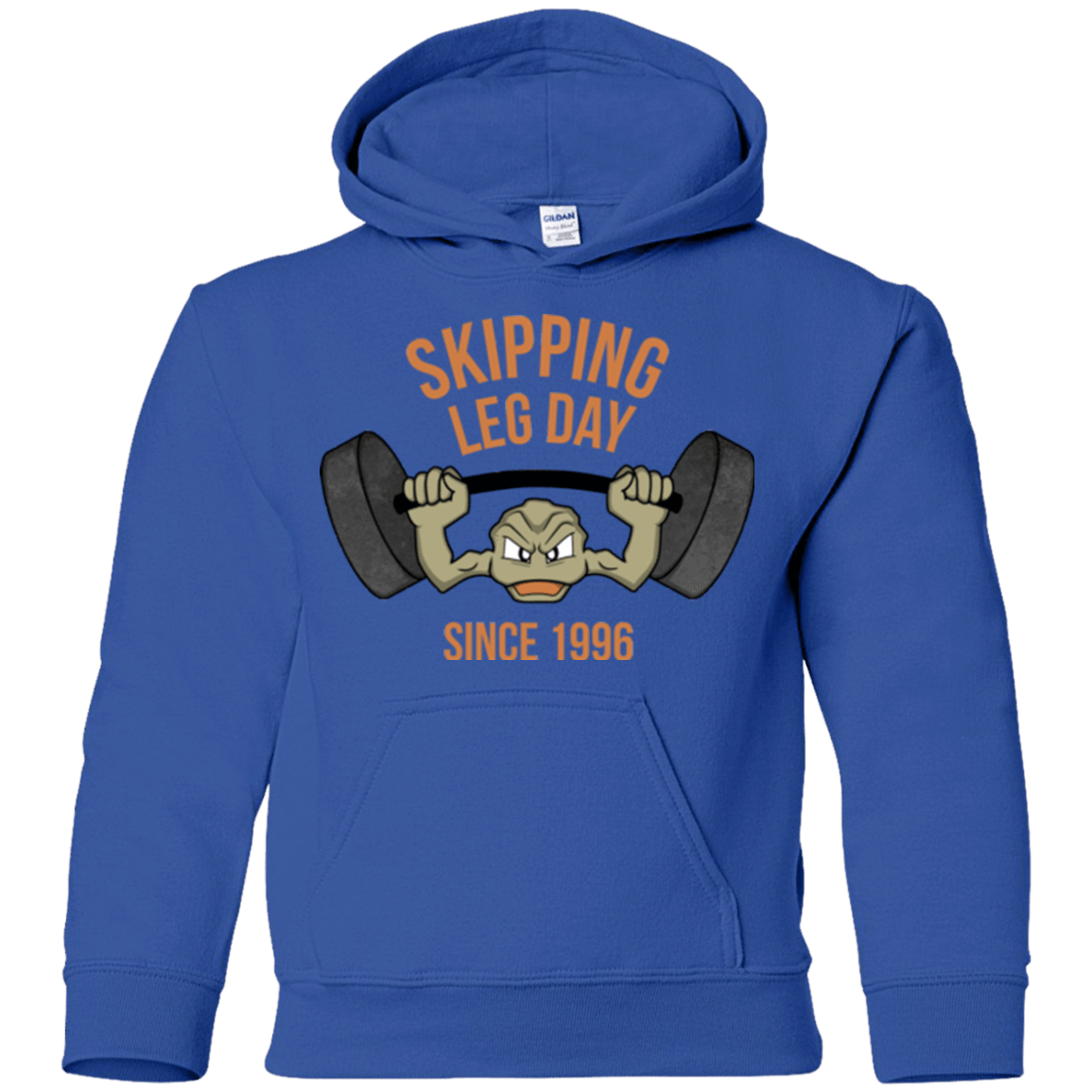 Sweatshirts Royal / YS Skipping Leg Day Youth Hoodie