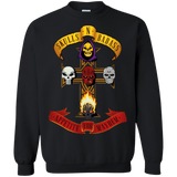 Sweatshirts Black / Small Skull And Badass Crewneck Sweatshirt