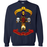 Sweatshirts Navy / Small Skull And Badass Crewneck Sweatshirt