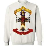 Sweatshirts White / Small Skull And Badass Crewneck Sweatshirt