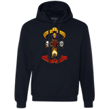 Sweatshirts Navy / Small Skull And Badass Premium Fleece Hoodie