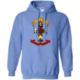 Sweatshirts Carolina Blue / Small Skull And Badass Pullover Hoodie