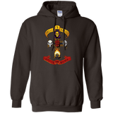 Sweatshirts Dark Chocolate / Small Skull And Badass Pullover Hoodie