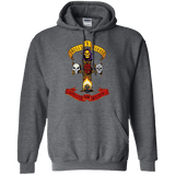 Sweatshirts Dark Heather / Small Skull And Badass Pullover Hoodie