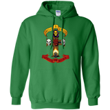 Sweatshirts Irish Green / Small Skull And Badass Pullover Hoodie