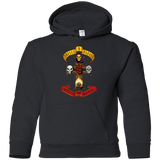 Sweatshirts Black / YS Skull And Badass Youth Hoodie