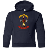 Sweatshirts Navy / YS Skull And Badass Youth Hoodie