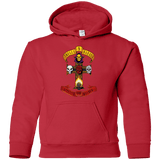 Sweatshirts Red / YS Skull And Badass Youth Hoodie