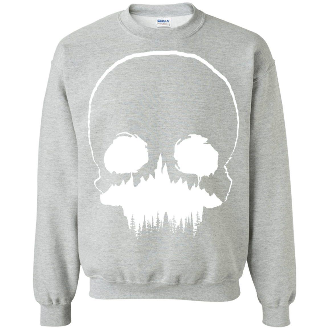 Sweatshirts Sport Grey / S Skull Forest Crewneck Sweatshirt