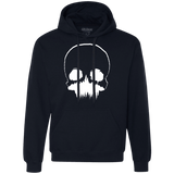Sweatshirts Navy / S Skull Forest Premium Fleece Hoodie