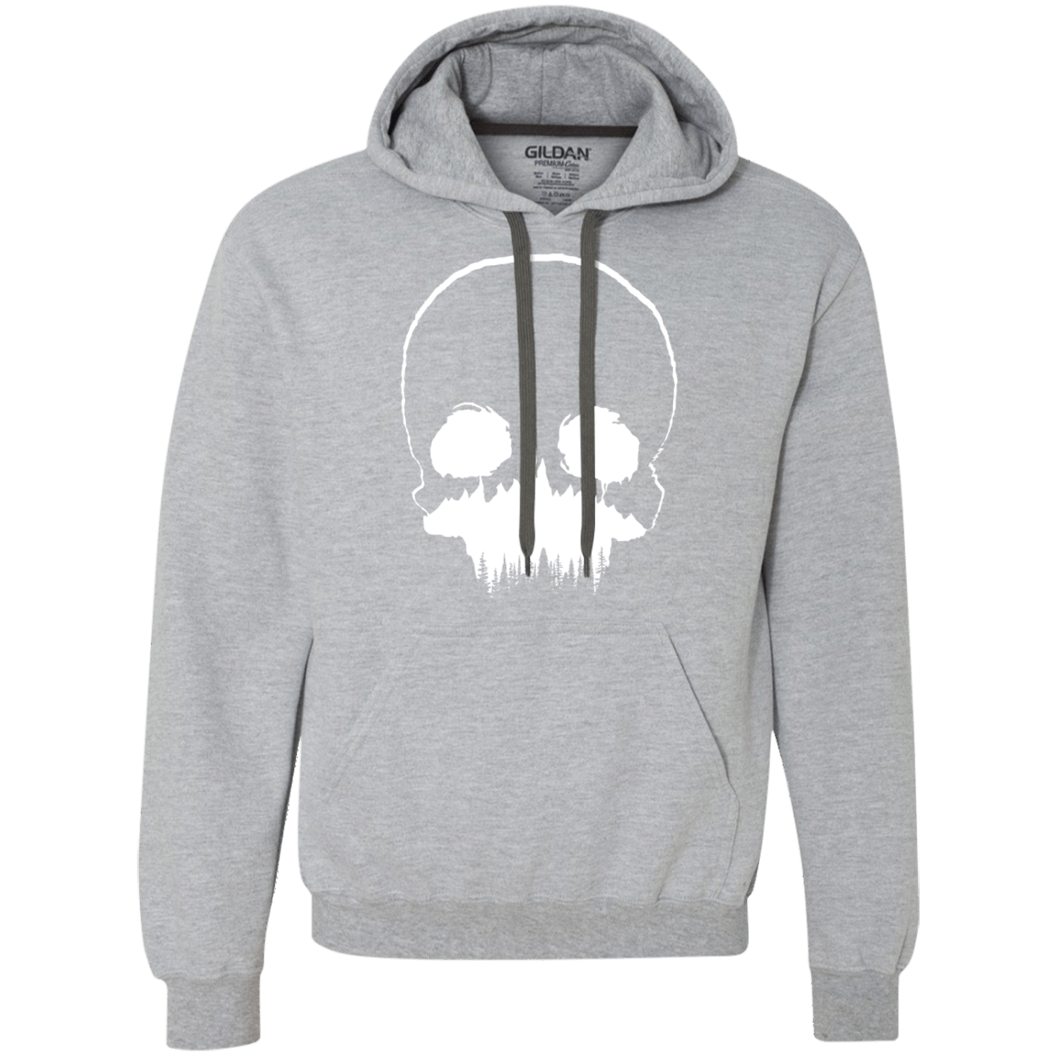 Sweatshirts Sport Grey / S Skull Forest Premium Fleece Hoodie