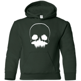 Sweatshirts Forest Green / YS Skull Forest Youth Hoodie