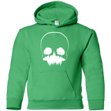 Sweatshirts Irish Green / YS Skull Forest Youth Hoodie