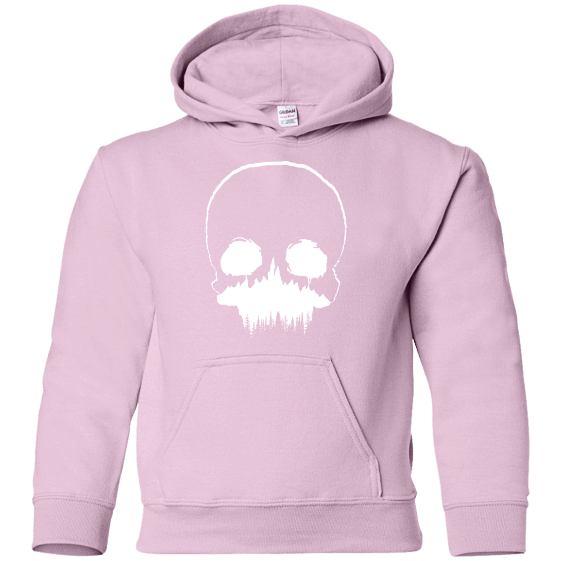Sweatshirts Light Pink / YS Skull Forest Youth Hoodie