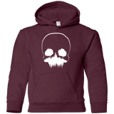 Sweatshirts Maroon / YS Skull Forest Youth Hoodie