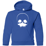 Sweatshirts Royal / YS Skull Forest Youth Hoodie