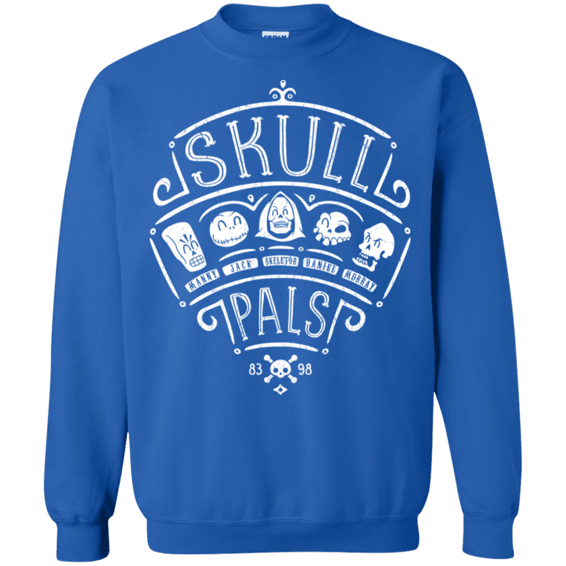 Sweatshirts Royal / S Skull Pals Crewneck Sweatshirt