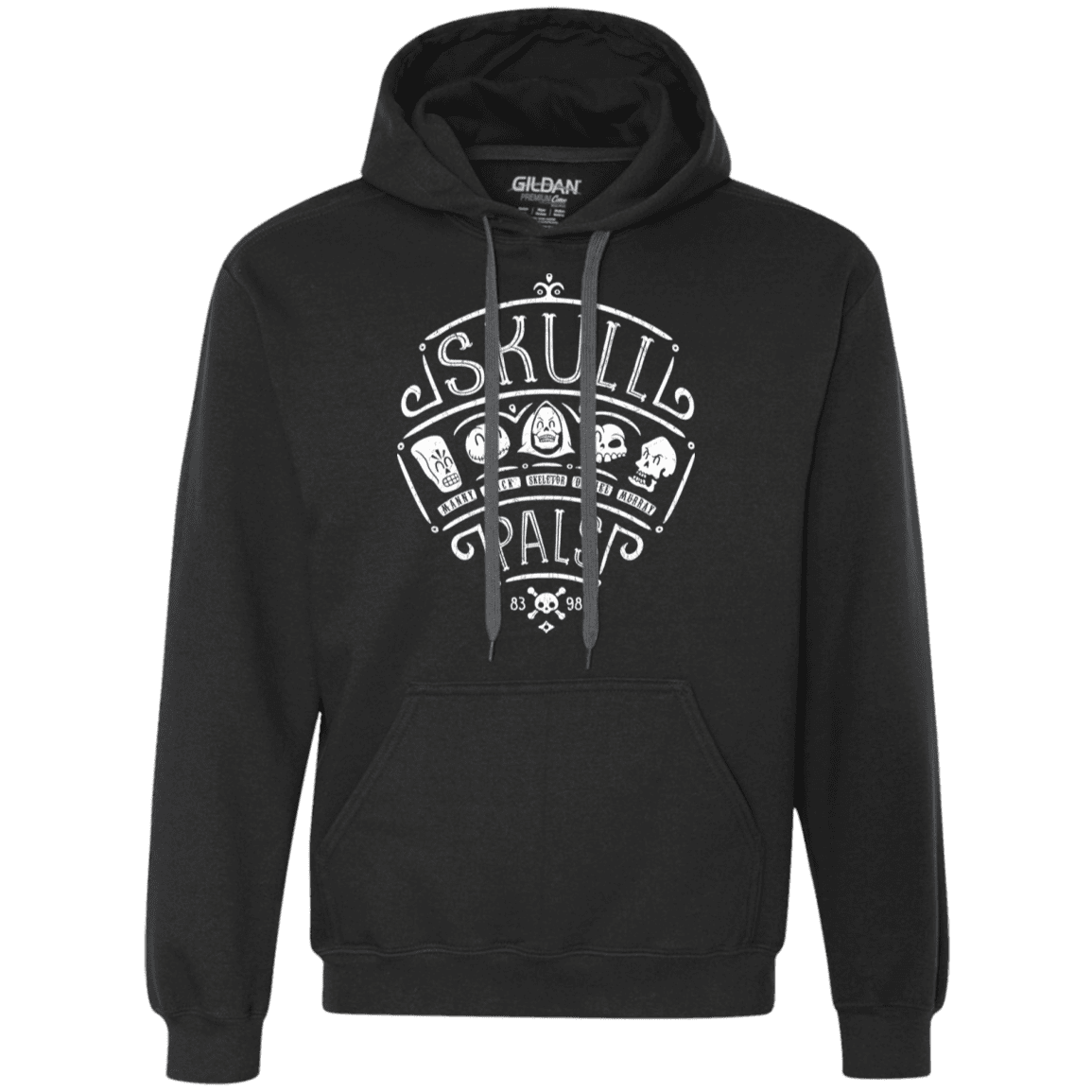 Sweatshirts Black / S Skull Pals Premium Fleece Hoodie