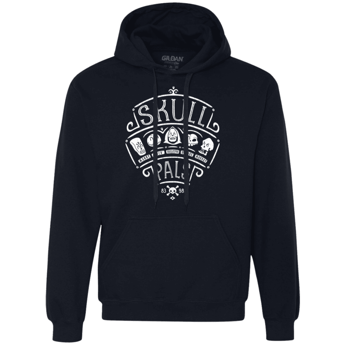 Sweatshirts Navy / S Skull Pals Premium Fleece Hoodie